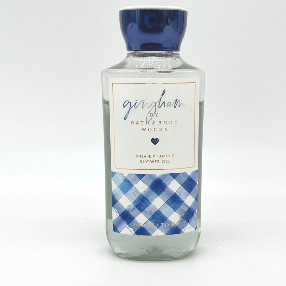 Bath Body Works Gingham Shea Vitamin E Shower Gel 10 Oz Discontinued Formula